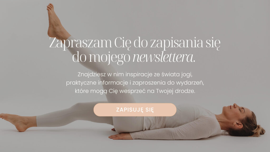 Dołącz do jogicznego newslettera