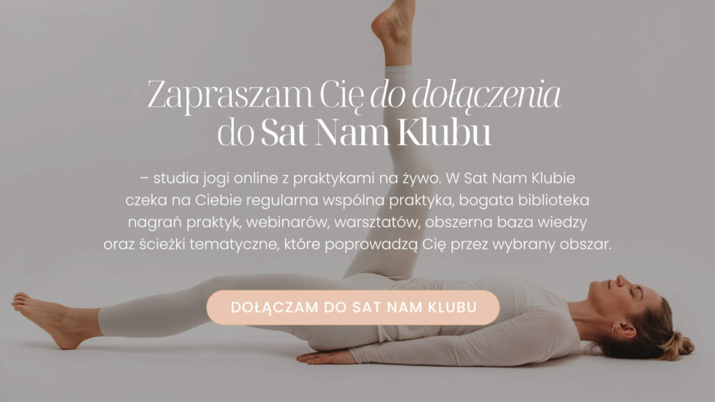 Sat Nam Klub studio jogi online z praktykami na żywo